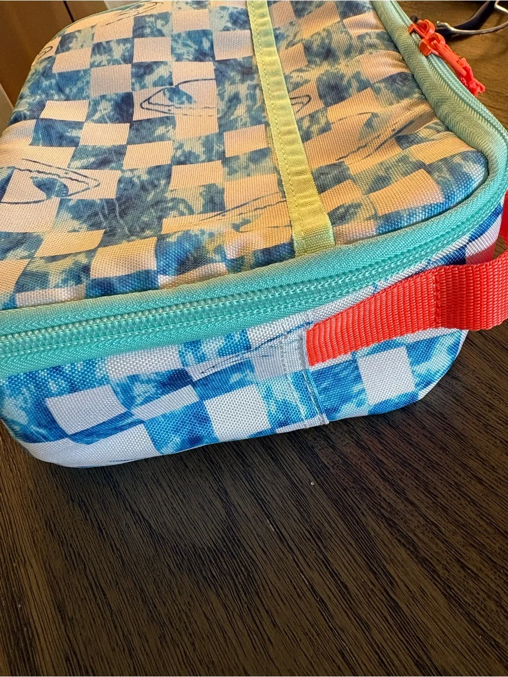 Cat & Jack sharks! Lunch Tote with Coral Strap